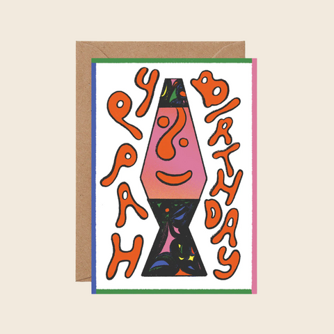 Birthday Lava Lamp Card