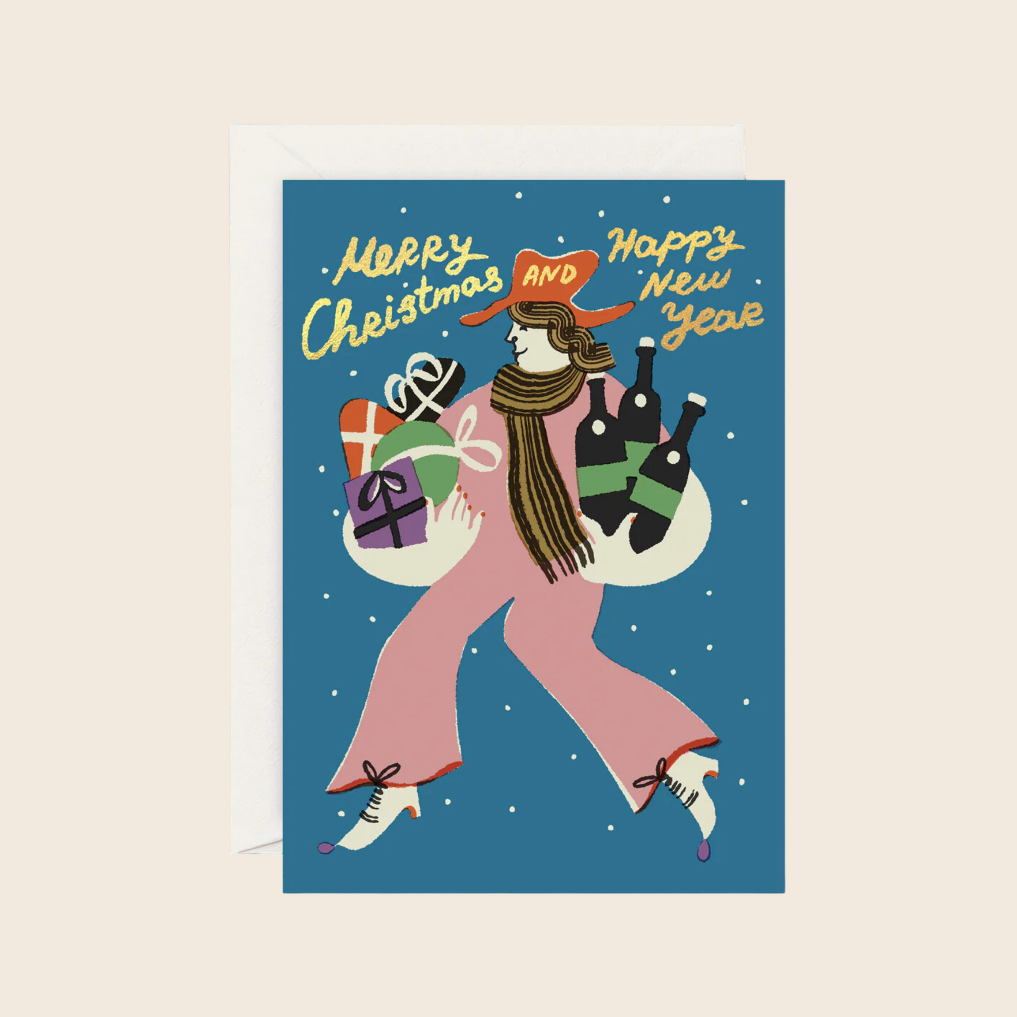 Merry Christmas and Happy New Year Card