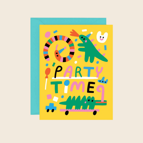 Party Time Animals Card