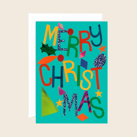 Merry Christmas Collage Card