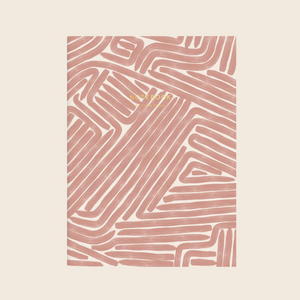 Maze Slimline Notebook | Plain Pages