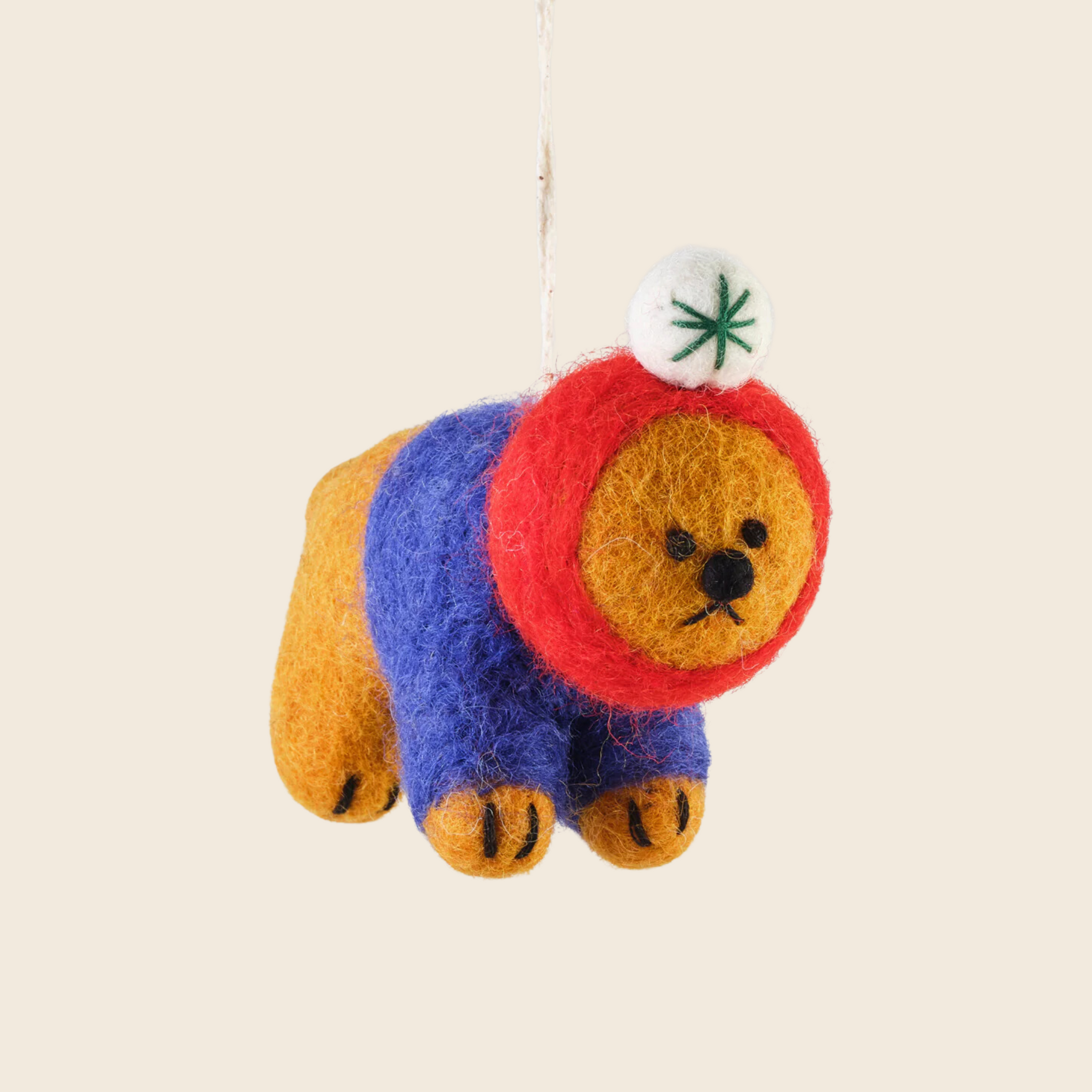 Needle Felted Ronnie The Dog Decoration