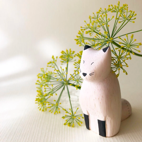 Wooden Fox Ornament by T-lab