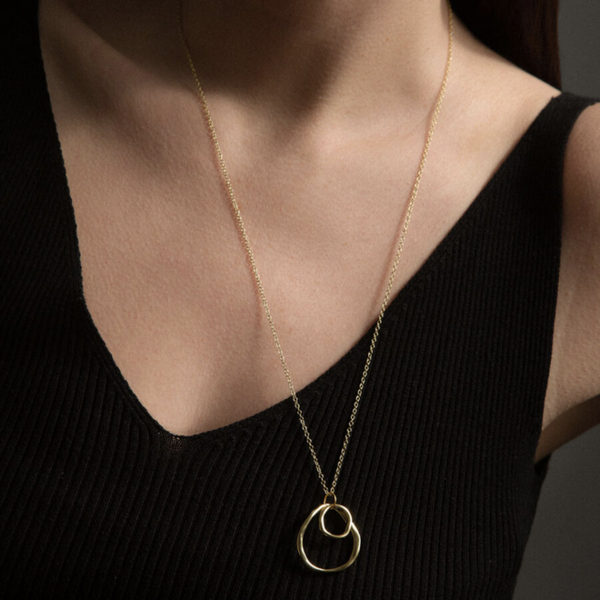 A Weathered Penny Emerson Necklace Gold