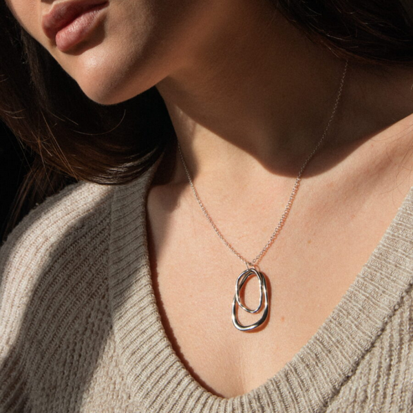 Willa Necklace | Silver