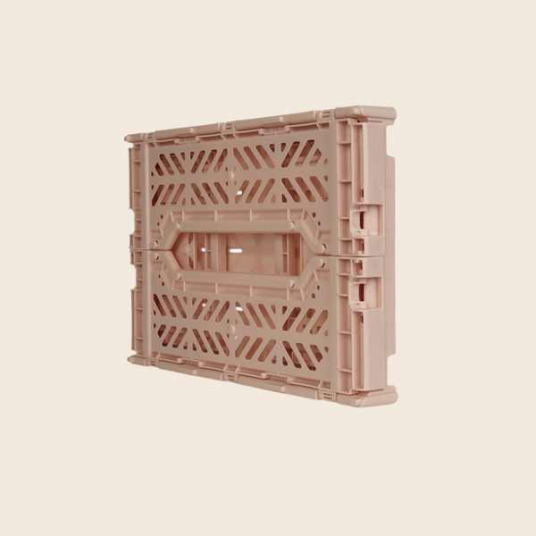 Aykasa Mini Folding Crate | Milk Tea