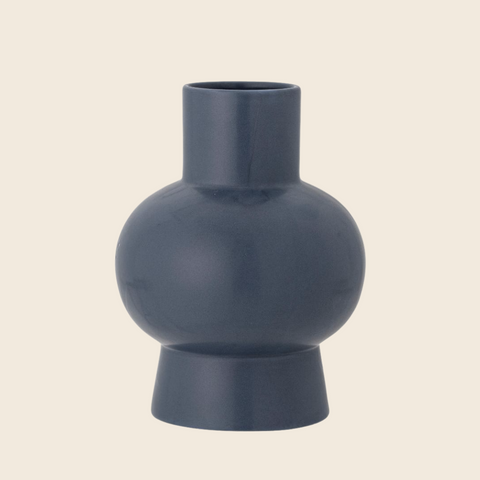 Iko Stoneware Vase | Blue