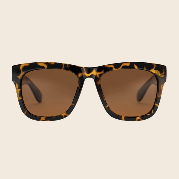 CHPO Haze Recycled Plastic Sunglasses in Turtle Brown