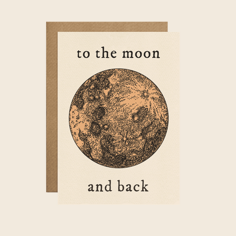 Cai and Jo To The Moon And Back Card