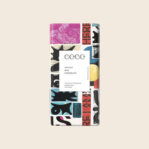 Coco Chocolatier Orange Milk Chocolate Bar
