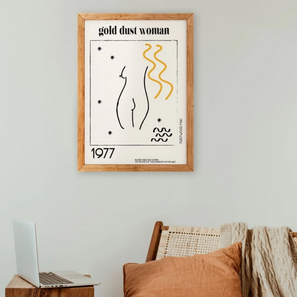 Fan Club Gold Dust Woman Print
