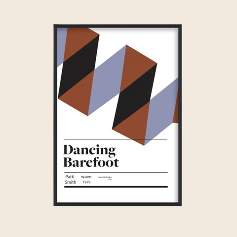 Dancing Barefoot Print | A3