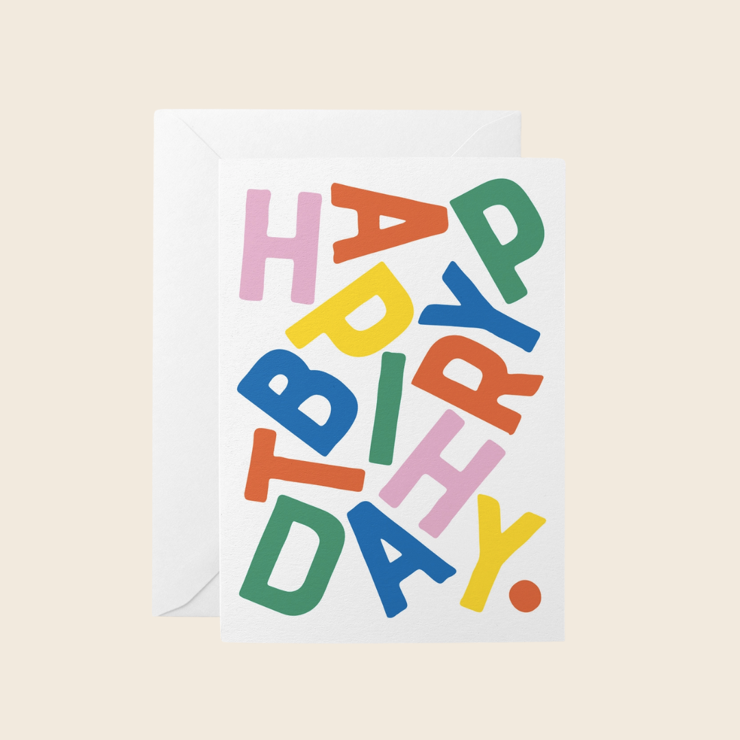 Graphic Factory Happy Birthday Jumble Card