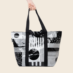 Herd London Mono 100 Recycled Plastic Zipped Tote Bag
