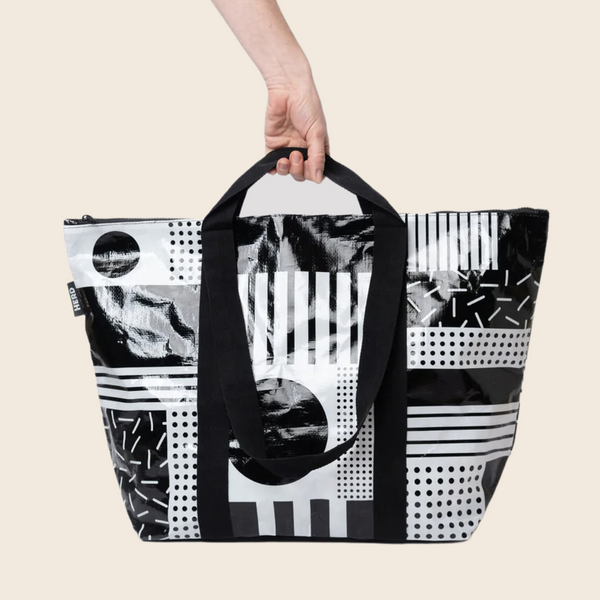 Herd London Mono 100 Recycled Plastic Zipped Tote Bag