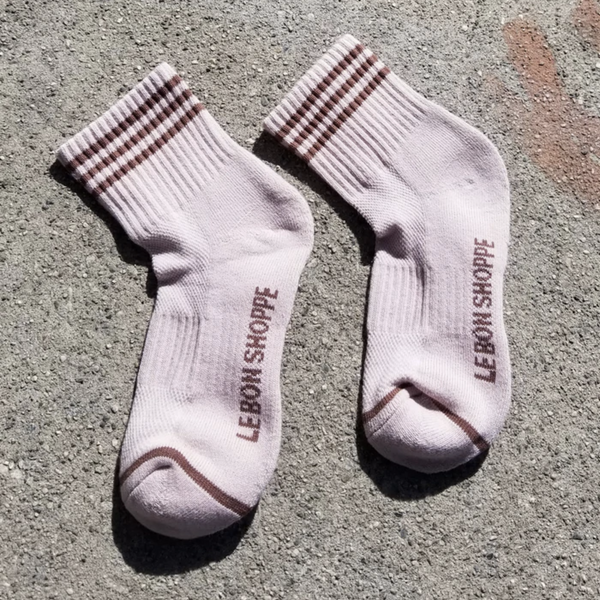 Le Bon Shoppe Girlfriend Socks | Bellini Pink