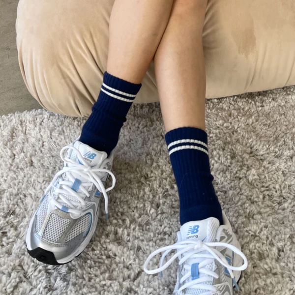 Boyfriend Socks | Navy Blue