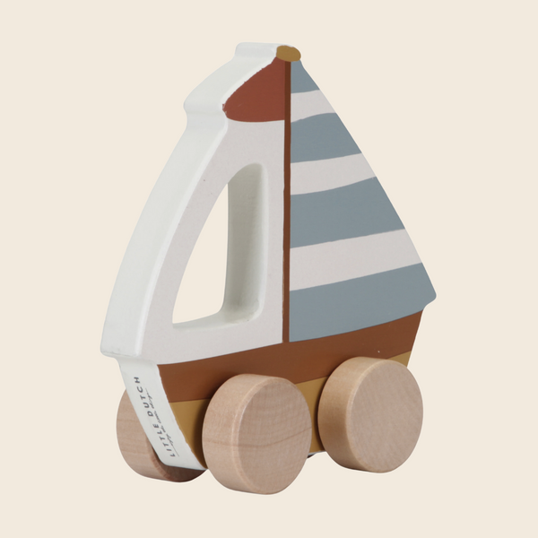 Little Dutch Wooden Sailboat Vehicle