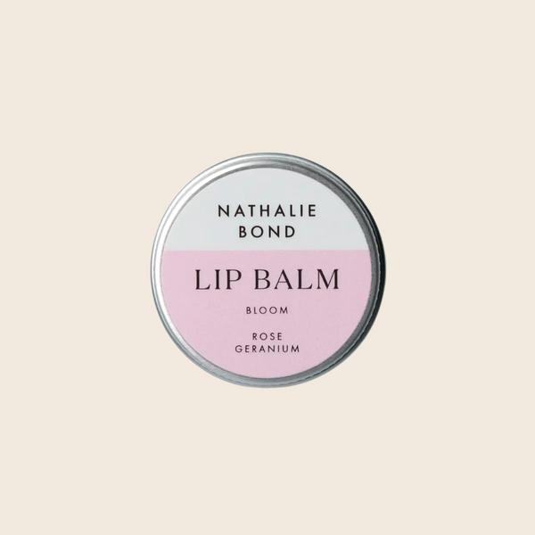 Bloom Lip Balm | Rose Geranium and Patchouli