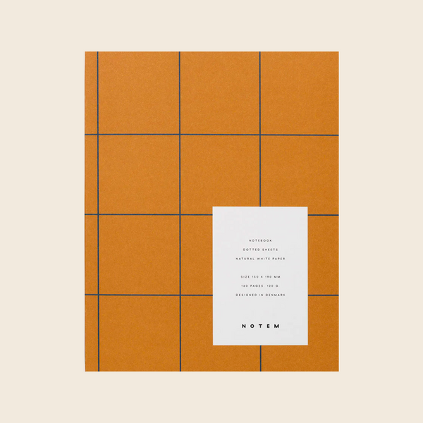 Medium Uma Lay Flat Notebook | Ochre