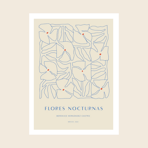 Flores Nocturnas 01 Print | 30x40cm