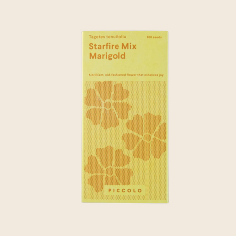 Marigold Starfire Mix Seed Packet